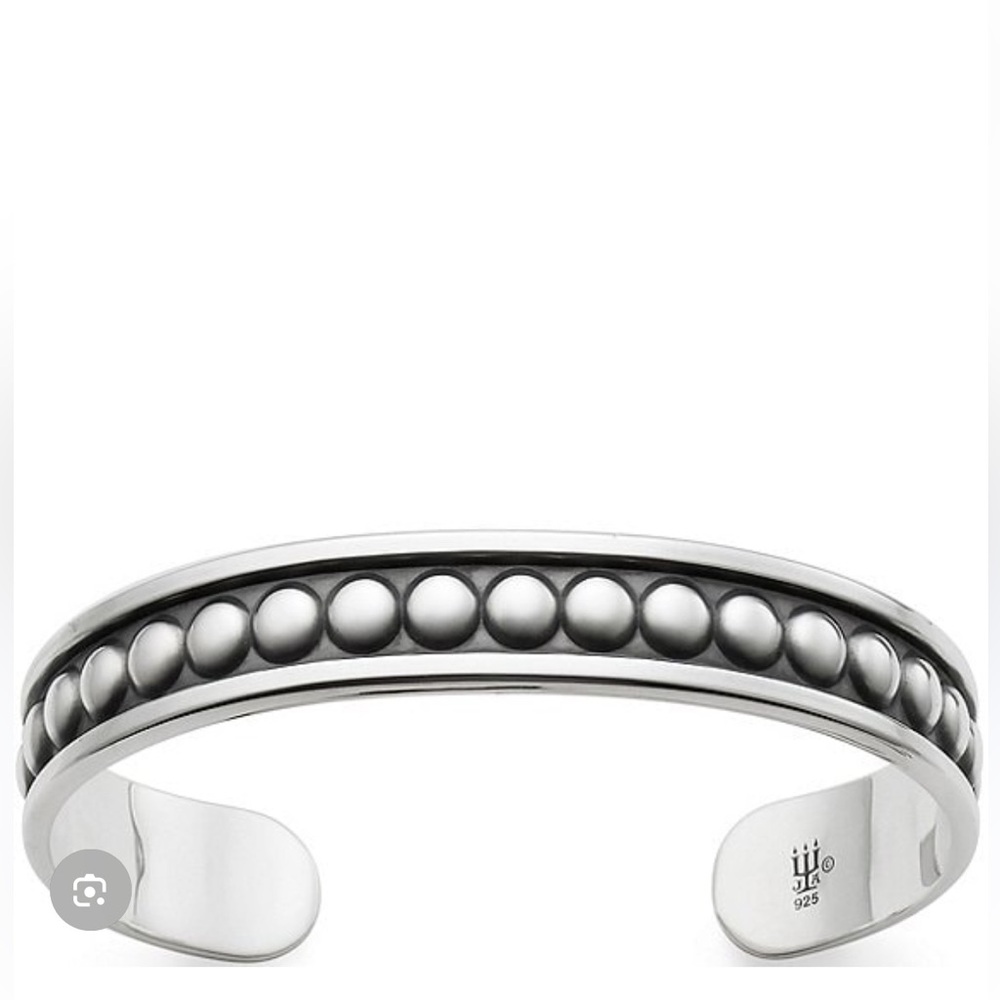 🩶James Avery Sterling Silver Beaded Cuff Bracelet🩶 - Picture 10 of 10